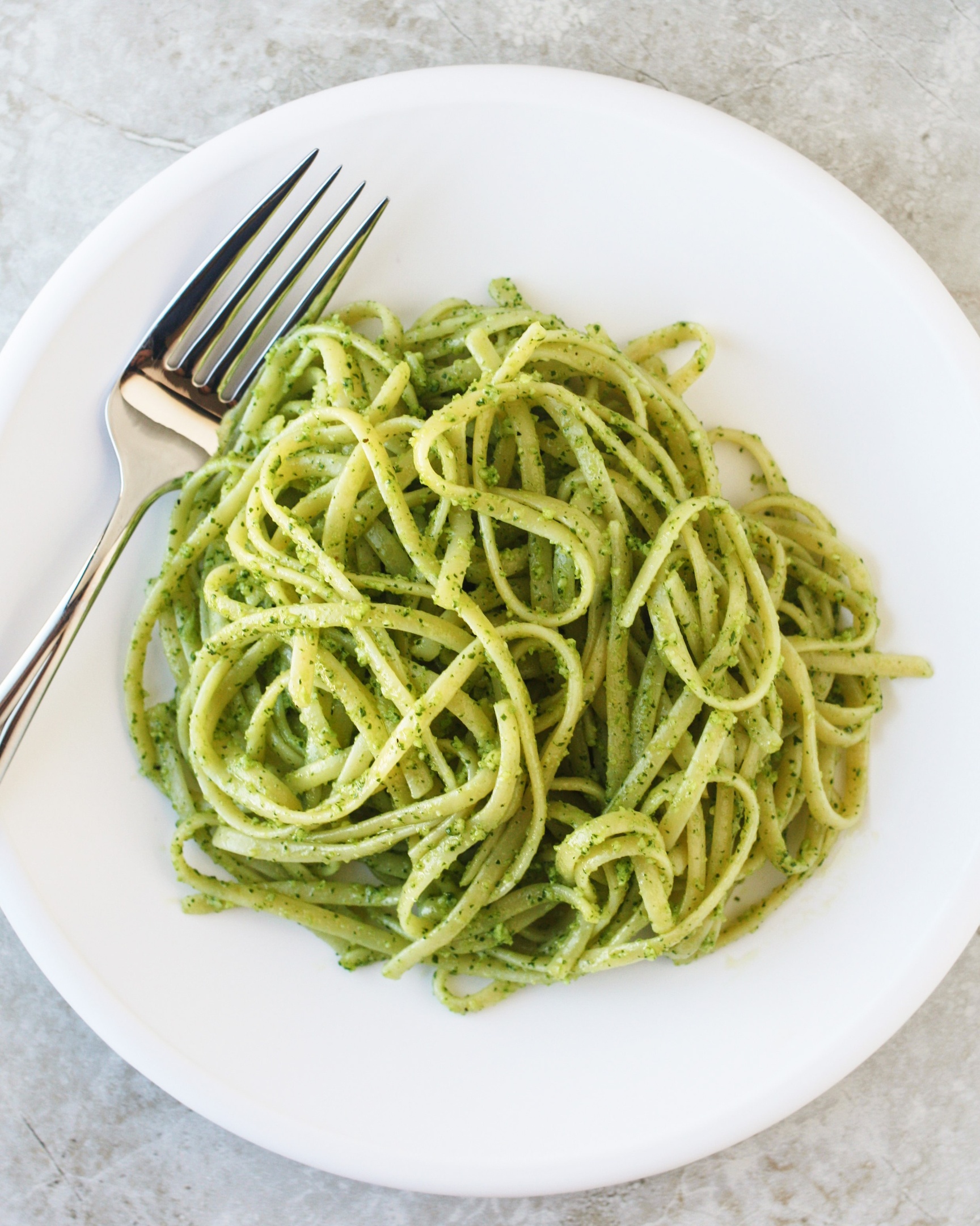 Pesto with Linguini