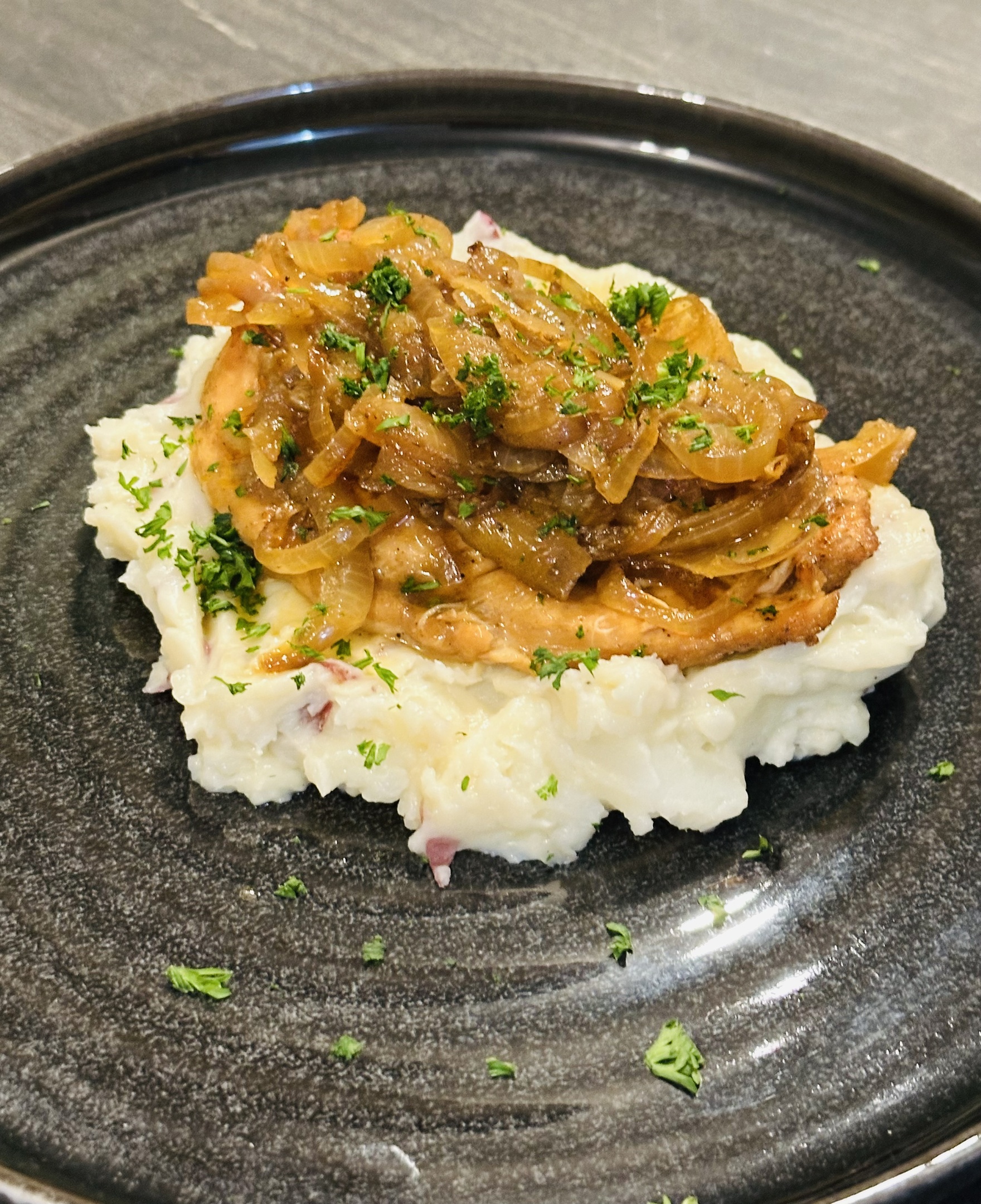 Onion chicken