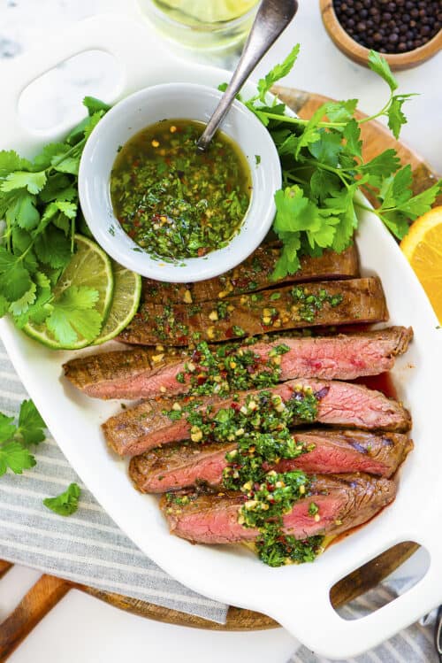 Flank Steak with Chimichurri